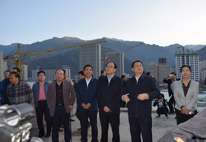 全國(guó)、省市政協(xié)委員體驗(yàn)蘭渝鐵路、視察階州廣場(chǎng)